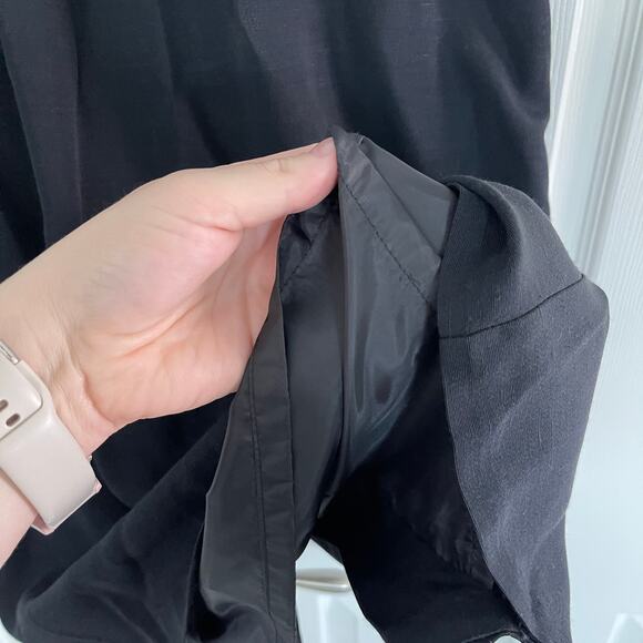 SK & Company Vintage Black Pencil Skirt with Pearl and Chain Belt - Picture 6 of 8